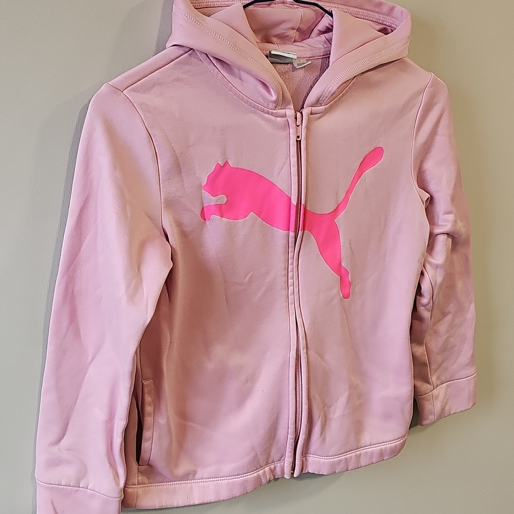 Puma Girl's Size 8 Light Pink Zip - Picture 2 of 8